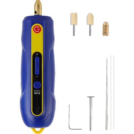 [JAMAIS UTILISÉ]Outil électrique de retrait de colle, machine professionnelle de nettoyage de colle, outil de retrait de colle OCA pour téléphone portable bleu (1/5)
