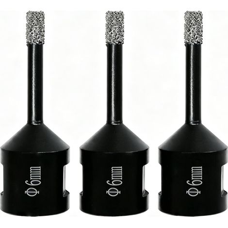 Kindfiber OÜ-Foret Diamanté pour Carrelage 6mm M14,Scie Cloche,Foret à Carotter 3 pièces (1/5)