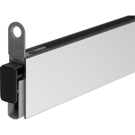 Joint de sol automatique EllenMatic Slim avec vis de montage. argent.L833