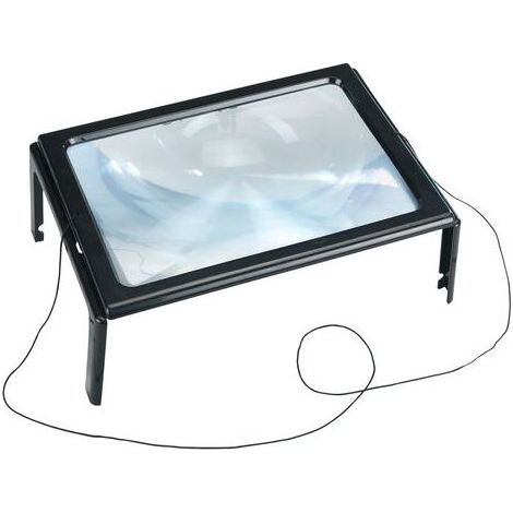 Lunette Loupe - 2 Lumières LED - Loupe Binoculaire - Lampe Loupe Grossissante pour Horloger, Lecture, Bijoutier, Couture - 8X-15X-23X (1/5)