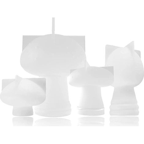 4 Pilzformen, Silikonformen für Epoxidharz, große Pilze, 3D-Silikonformen für Epoxidharz (1/5)