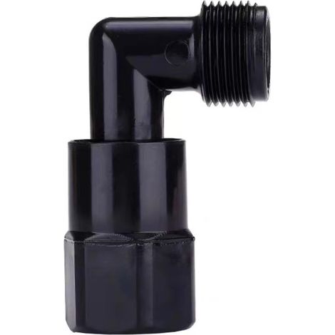 Kit Arrosage Jardin avec Raccord Coudé Pivotant en Plastique 6 Points - Accessoire Tuyau d'Arrosage Robuste et Étanche