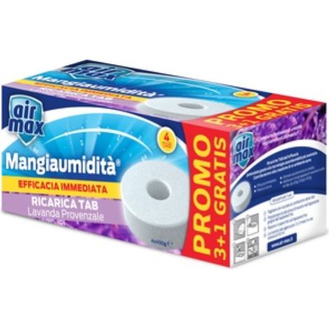 Airmax Assorbiumidita Ricarica Tab Neutro Pz.4X450Gr.