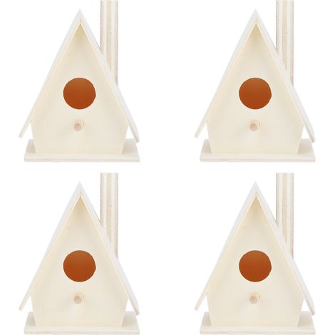 Vogelhäuser aus Holz für den Garten - Dekorative Hänge-Nistkästen (1/5)