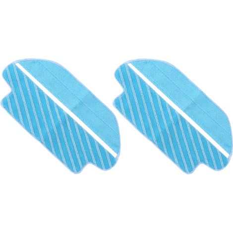 2 pcs Lingettes de Nettoyage pour Conga 3490 Accessoires pour Aspirateur Robot Lingettes, de Rechange Pièces de Chiffon de Rechange (1/5)