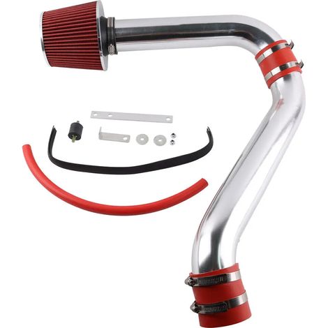 Compatibile con motori Honda Accord 2.2L/2.3L (1994-2002), colore argento/nero, collettore di aspirazione aria fresca con filtro 01674