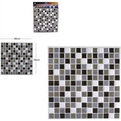 Trade Shop - 3D WANDFLIESE SELBSTKLEBEND WANDPLATTE 30X30CM 64390 -