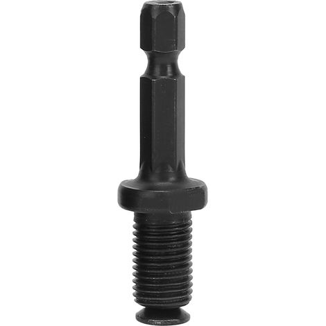 Mandrin de perceuse en plastique 0.8-10 mm 3/8-24UNF + rallonge embout hex 1/4 filetage 3/8 (1/5)