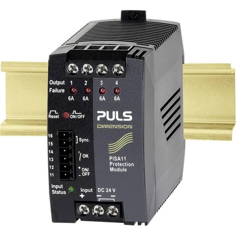 PULS DIMENSION PISA11.406 Modulo di sicurezza 24 V/DC 6 A Num. uscite:4 x Contenuto 1 pz.