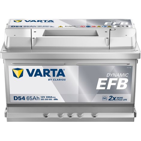 Batterie de démarrage Varta Blue Dynamic L3 D54 12V 65Ah / 650A 565500065 (1/2)