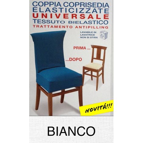 COPRISEDIA ELASTICIZZATO NEW YORK INTERO BIANCO (1/2)