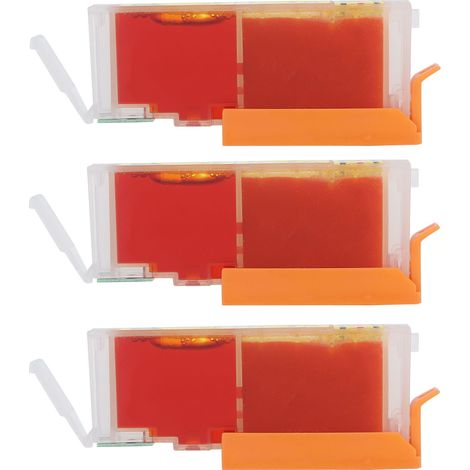 3 Cartouches d'Encre pour Imprimante Canon CLI871 MG5780 TS6080 TS5080 - Fournitures Bureau École (1/5)