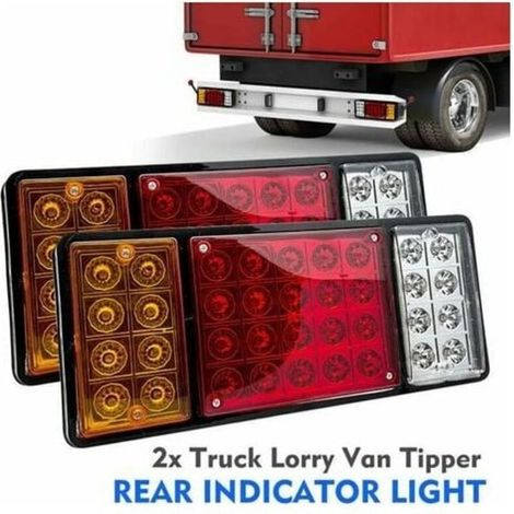 Set di 2 fanali posteriori per auto, 36 LED, 12V (1/4)