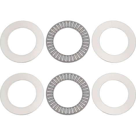 Lot de 2 Roulements à Aiguilles de Poussée avec Rondelles NTA2031 Alésage de 1-1/4" Et 1-15/16" pour Composants de Machines Adjacents (1/5)