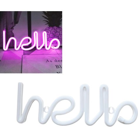 Dekorative LED-Neonlampe - Hallo 2 (1/5)