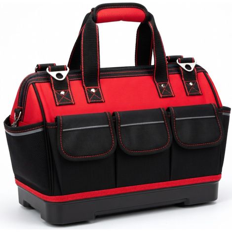 Bolsa de herramientas de lona, talla M, base de plástico premium reforzada por 8 (1/5)