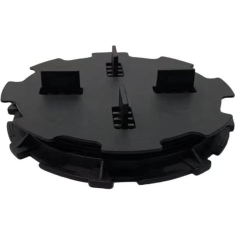 Piedistallo regolabile da 10 a 15 mm per lastre e grigliati - Colore - Nero