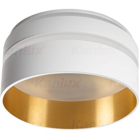 Spot encastrable orientable Kanlux GOVIK blanc/or 10W GU10 (1/4)