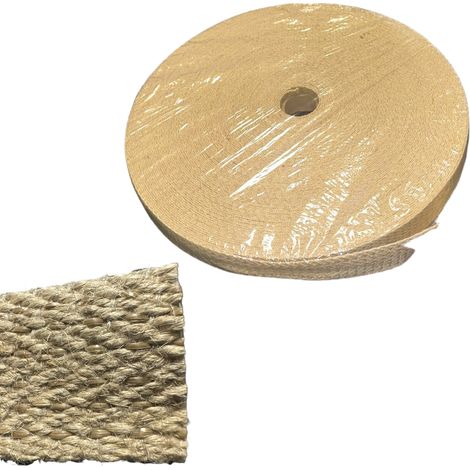 Cinturino animato fune per avvolgibili in juta con fili di nylon rotolo 50 mt