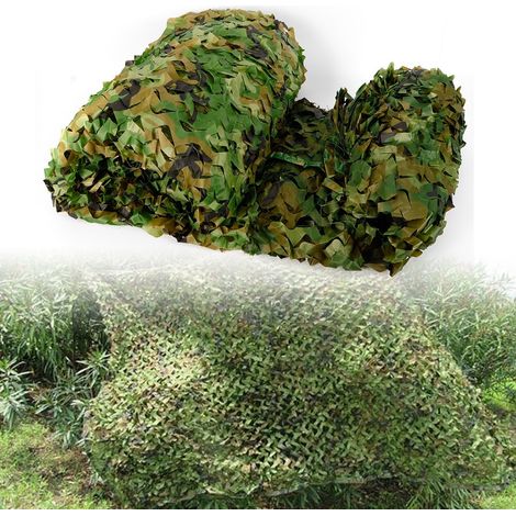 6 x 8 metros camuflaje red camuflaje ejército de caza camuflaje campamento oculto red camuflaje (1/5)