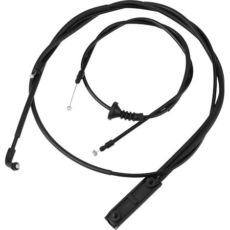 2X Front and Rear Engine Hood Opening Cables Replaces OEM 51237396161 51237313782 Compatible with BMW 328i 335i 428i 435i 435i (1/5)