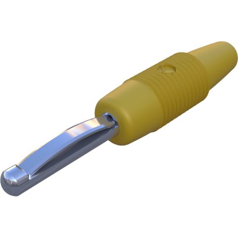 Hirschmann Test & Measurement VON 20 Bananenstecker Stecker, gerade Stift-Ø: 4 mm Gelb 1 St.