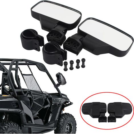 Rétroviseur modifié UTV-8, universel pour quads, véhicules tout-terrain, motos de plage, rétroviseur tout-terrain à large champ de vision (1/5)