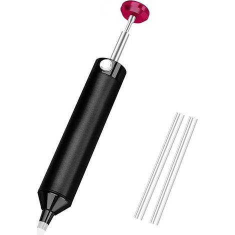 Ventouse de soudure de qualité professionnelle avec construction en aluminium et buse en silicone résistante à la chaleur pour travaux de réparation électronique (1/4)
