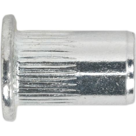 Sealey TISM4 Splined Threaded Insert (Rivet Nut) M4 - Pack of 50