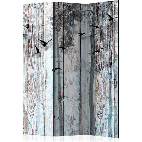 Paravento - Rustic Boards [Room Dividers] - 135x172 (1/4)