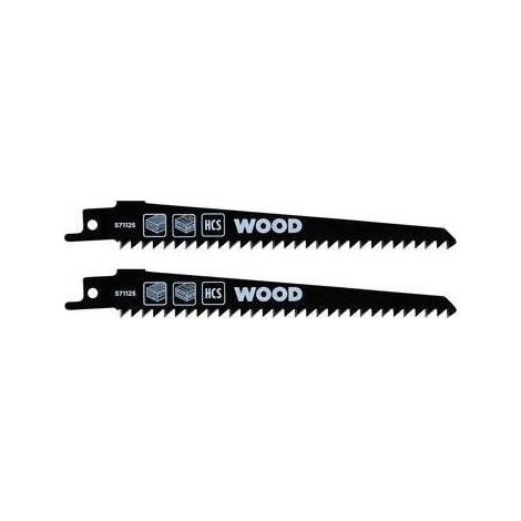 Hoja de sierra kwb 571125 acero HCS 153 mm 2 piezas