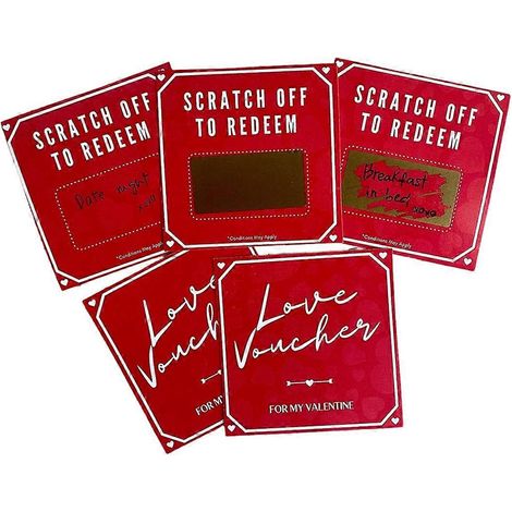 Lot de 10 cartes à gratter, bons cadeaux d'anniversaire - (1/5)