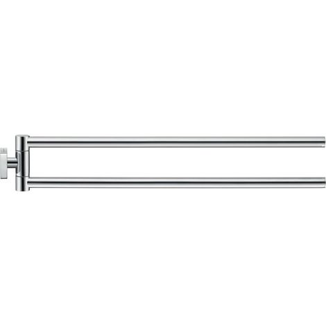 Toallero Duravit Karree 45cm, 2 brazos, cromo, 0099581000 (1/2)