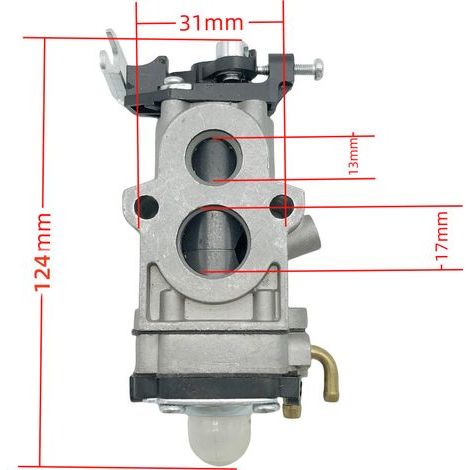 Carburatore di ricambio compatibile con decespugliatore TJ53E – Rif. 150042100 909-127, ricambio per motore a benzina, ricambio durevole (1/5)