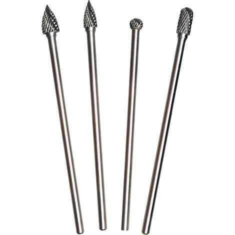 Assortiment de fraises bgs technic carbure de tungstene extra longues (1/2)