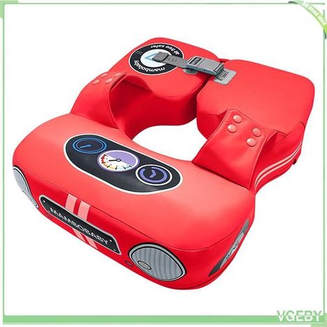 Fafeicy flotteur de natation pour bébé pour nourrissons Mambobaby Flotteur de natation pour bébé en forme jouets pataugeoire Rouge (1/5)