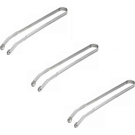 3-teiliges Set Grill-Wurstwendezangen, Grillzangen, Grillbesteck