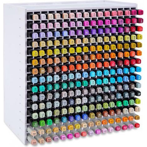 Stiftehalter für 240 Stifte, Aufbewahrungsregal für Bastelmaterialien, Tischständer für Stifte und Buntstifte, Aufbewahrungsbox für Zuhause oder das Klassenzimmer (1/5)