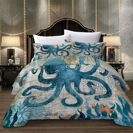 3-teiliges Bettwäscheset im modernen Stil aus 100 % Polyester, bestehend aus Kissenbezug und Bettbezug (Doppelbett) (1/5)