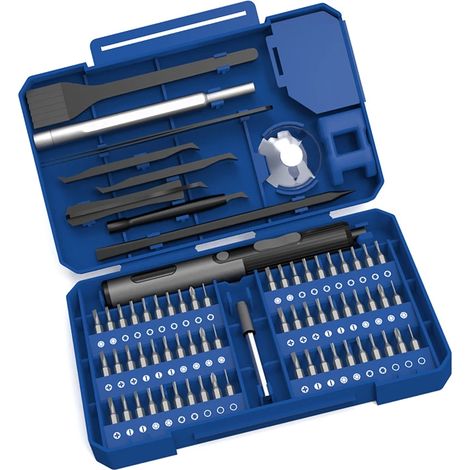 Ensemble de tournevis électrique à embout en acier S2 avec sac de rangement et outils pour ordinateur portable (1/5)