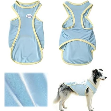 Gilet Refroidissant Chien, Leger, Respirant, Maille, Ete, Vetements, Extensible, Anti-Soleil