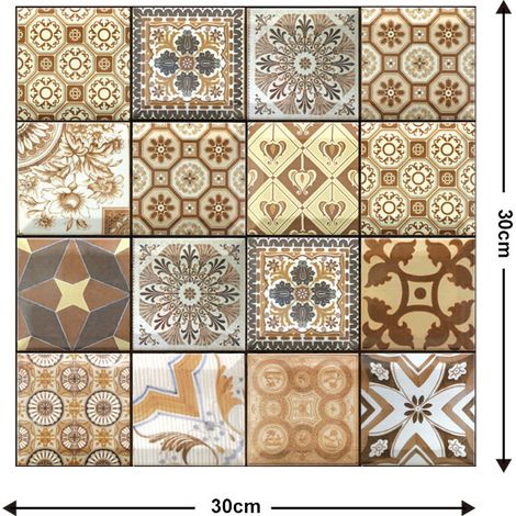 5 Pièces Autocollants muraux 3D autocollants pour chambre à coucher - Papier peint mousse décoratif pour fond de mur (1/2)