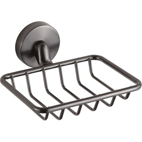 Mexen Remo Seifenhalter, gebürstetes Gun-Grau - 7050751-66 (1/2)