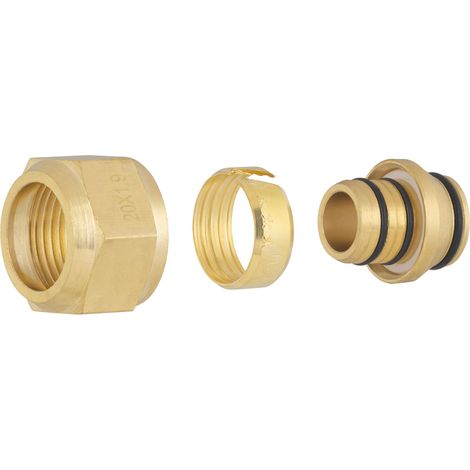 Conector Eurocono  NOYON & THIEBAULT para tubo PEX - 3/4 Compresión Ø20