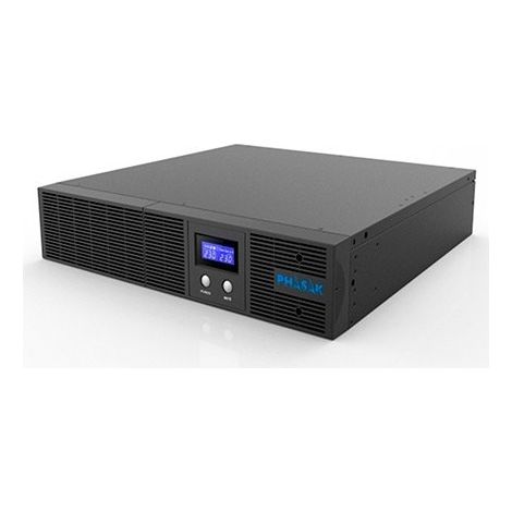 Phasak Interactive Tower UPS, Modell PH 7530 von 3060 VA, professioneller Serverschutz, mit LCD, USB HID, AVR, reine Sinuswelle, Kaltstart und Power Guide Software.