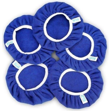 5 pièces(225-250mm) Bonnets de Polissage en Microfibre.Car Polisseuse Pad Bonnet Buffing Pad de Bonnets de Polissage Polissage polir Bonnets électrique pour Polisseuse-lustreuse Orbitale (1/4)