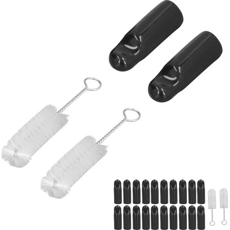 Kit de 2 Brosses et 20 Protège-Robinet Bière, Étanchéité Efficace, Nettoyage Facile Robinet à Bière
