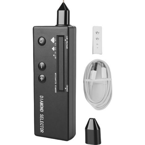 Testeur de pierres précieuses Portable, Rechargeable par USB, vérificateur de pierres précieuses, détecteur précis de conductivité thermique, détecteur de bijoux