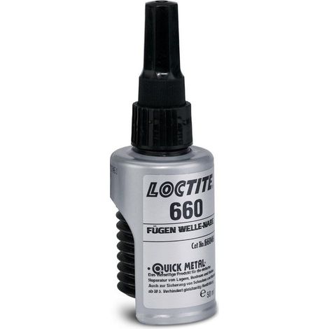 LOCTITE 660 Quick Metal 10ml argent haute résistance produit pour combler les jeux - Loctite (1/5)