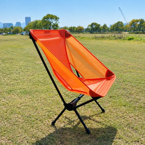 Chaise de camping pliante lune ultra légère 560 g orange pour randonnée et bivouac orange 560 36 × 12 × 12 cm 800 g – Livraison gratuite